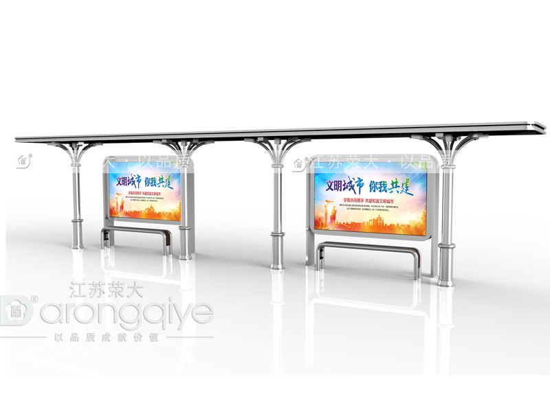 不銹鋼公交候車(chē)亭價(jià)格是多少配圖一